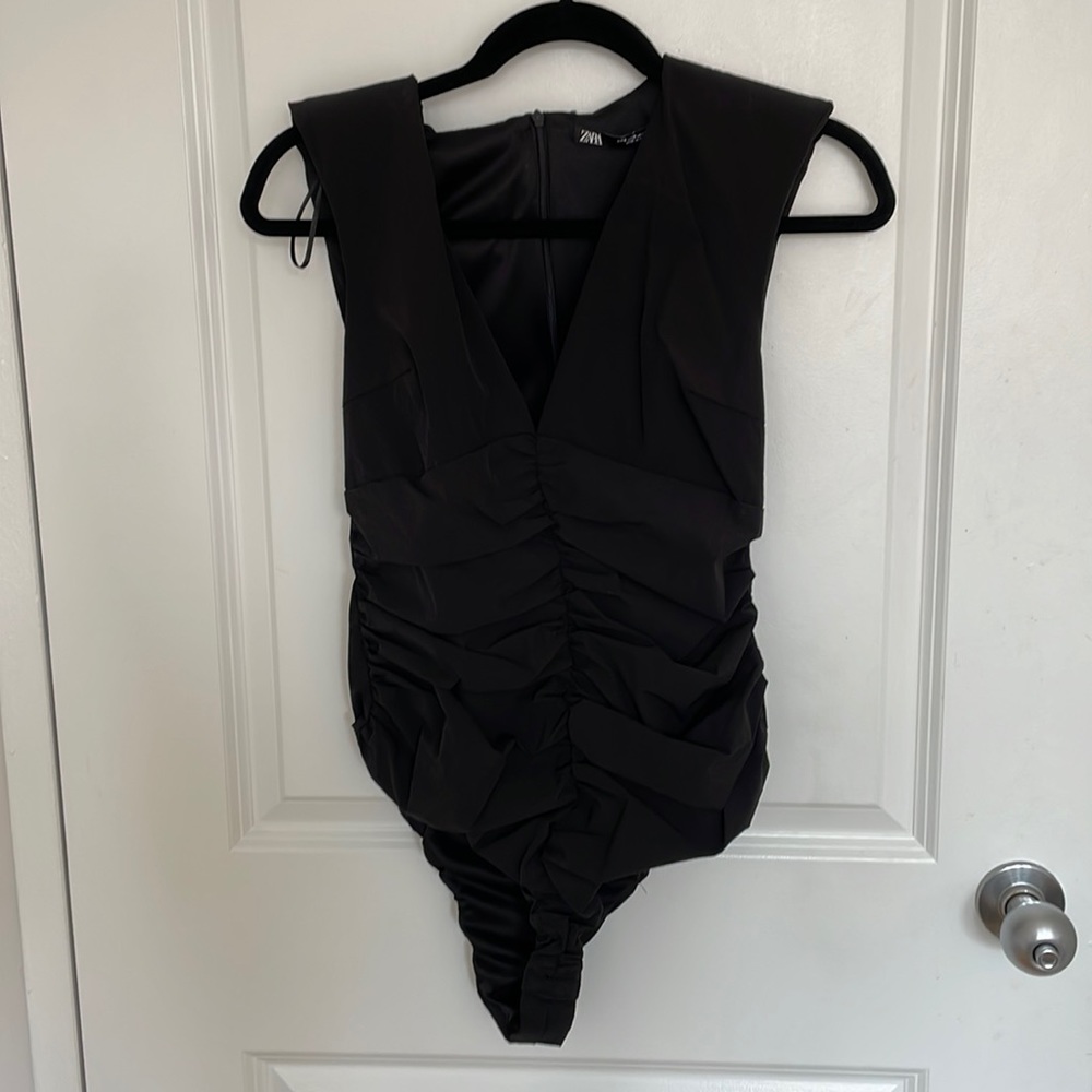 Zara black bodysuit